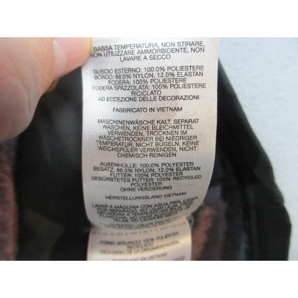Mountain Hardwear Jacket Womens Medium Black Purple Hooded Southpass Fleece - Picture 4 of 11